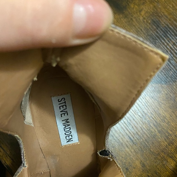 Steve Madden Boots with Cutouts and Block Heels - Picture 5 of 7